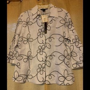 Ladies button up blouse